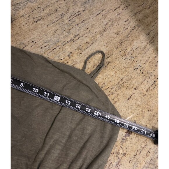 Old Navy Green Waist-Defined Sleeveless Cropped Cami Jumpsuit Size L - Picture 3 of 13